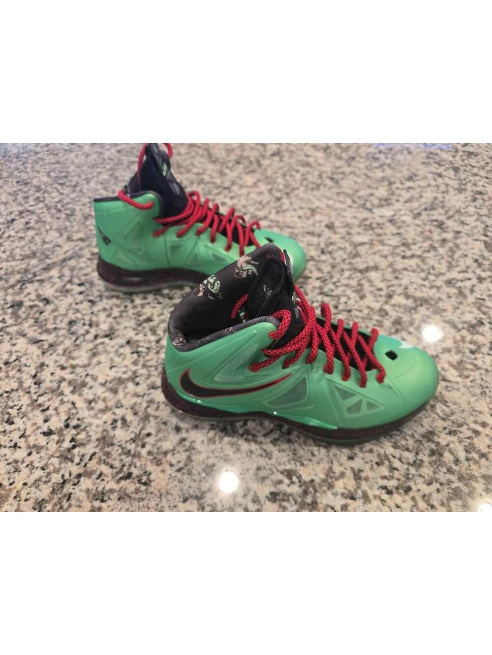 Nike Lebron X Cutting Jade Basketball Shoes Men's Size 8